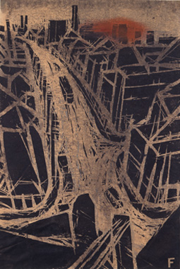 FUJIMAKI Yoshio, The Red Sun, 1934, The National Museum of Modern Art, Tokyo