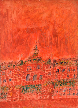 ONO Motoe, Suburban Landscape, 1943, Private Collection