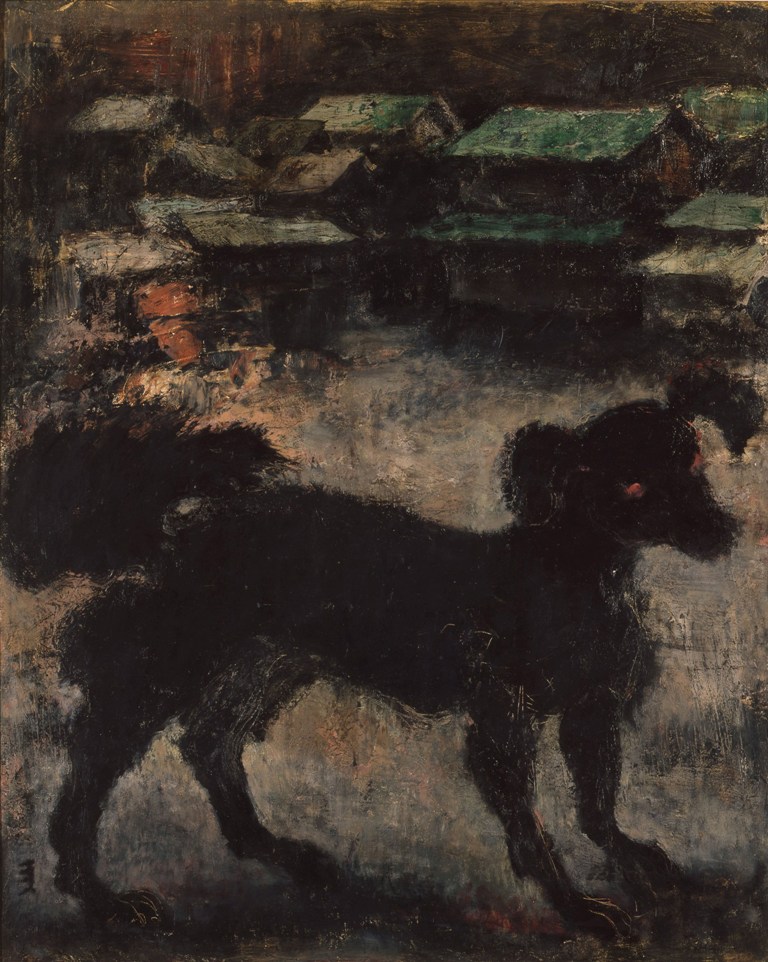 SUDA Kunitaro, Dog, 1950 
   The Museum of Modern Art, Tokyo