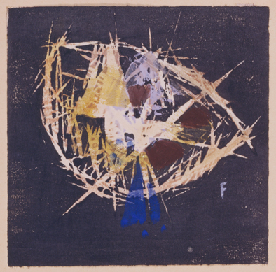 藤牧義夫《つき》（『新版画』12号より）1934年