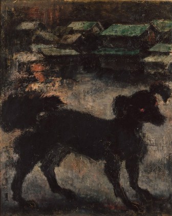 須田国太郎《犬》 1950年 東京国立近代美術館
