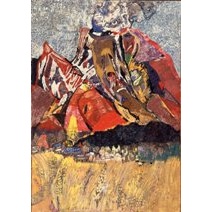 片岡球子《火山（浅間山）》1965年 当館蔵