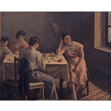 内田巌《トランプ》1934年 当館蔵