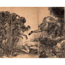 丸木位里・俊《原爆の図 第1部 幽霊》（部分）1950年 原爆の図丸木美術館蔵