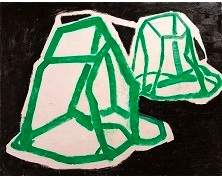 坂倉新平《Viva, シャンパン（緑）》 2003年 当館蔵