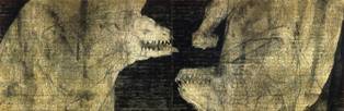 岡村桂三郎《獅子08-1》2008年　高橋コレクション蔵