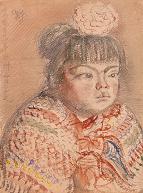 岸田劉生《村娘》1921 年