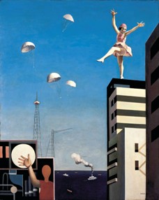 古賀春江《窓外の化粧》1930 
