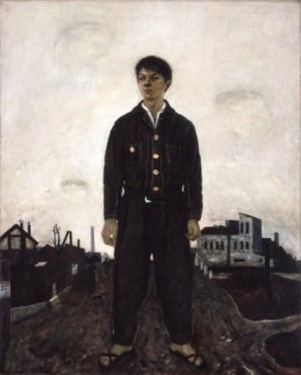 松本竣介 《立てる像》 1942年