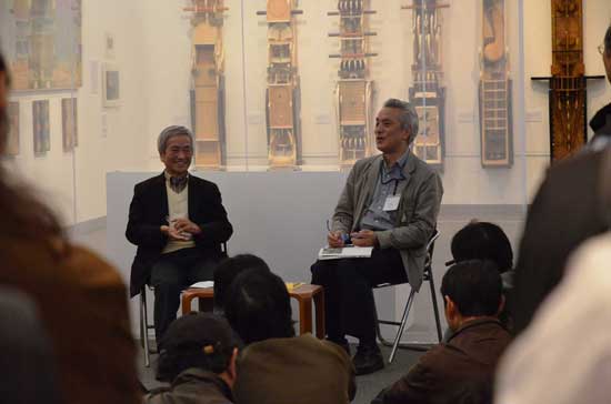 加納光於氏によるアーティスト・トークが行われました