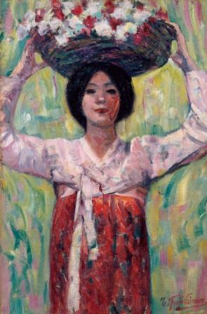 藤島武二 《花籠》 1913年　京都国立近代美術館蔵